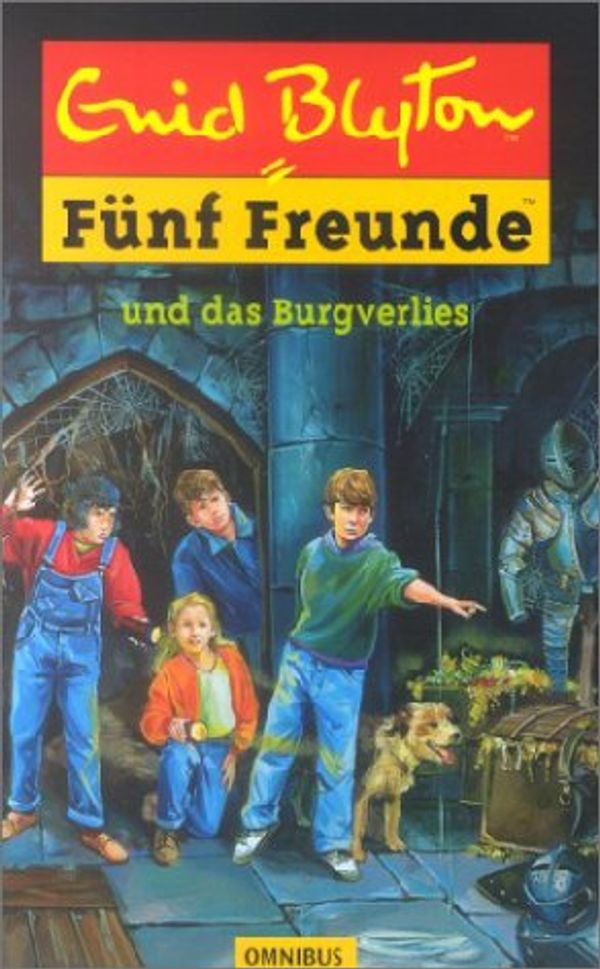 German bookcover: "Fünf Freunde und das Burgverlies"