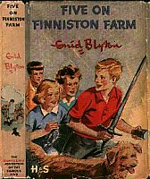 English bookcover: "Five on Finniston Farm"