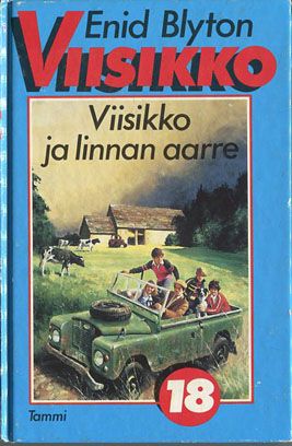 Finnish bookcover: "Viisikko ja linnan aarre"