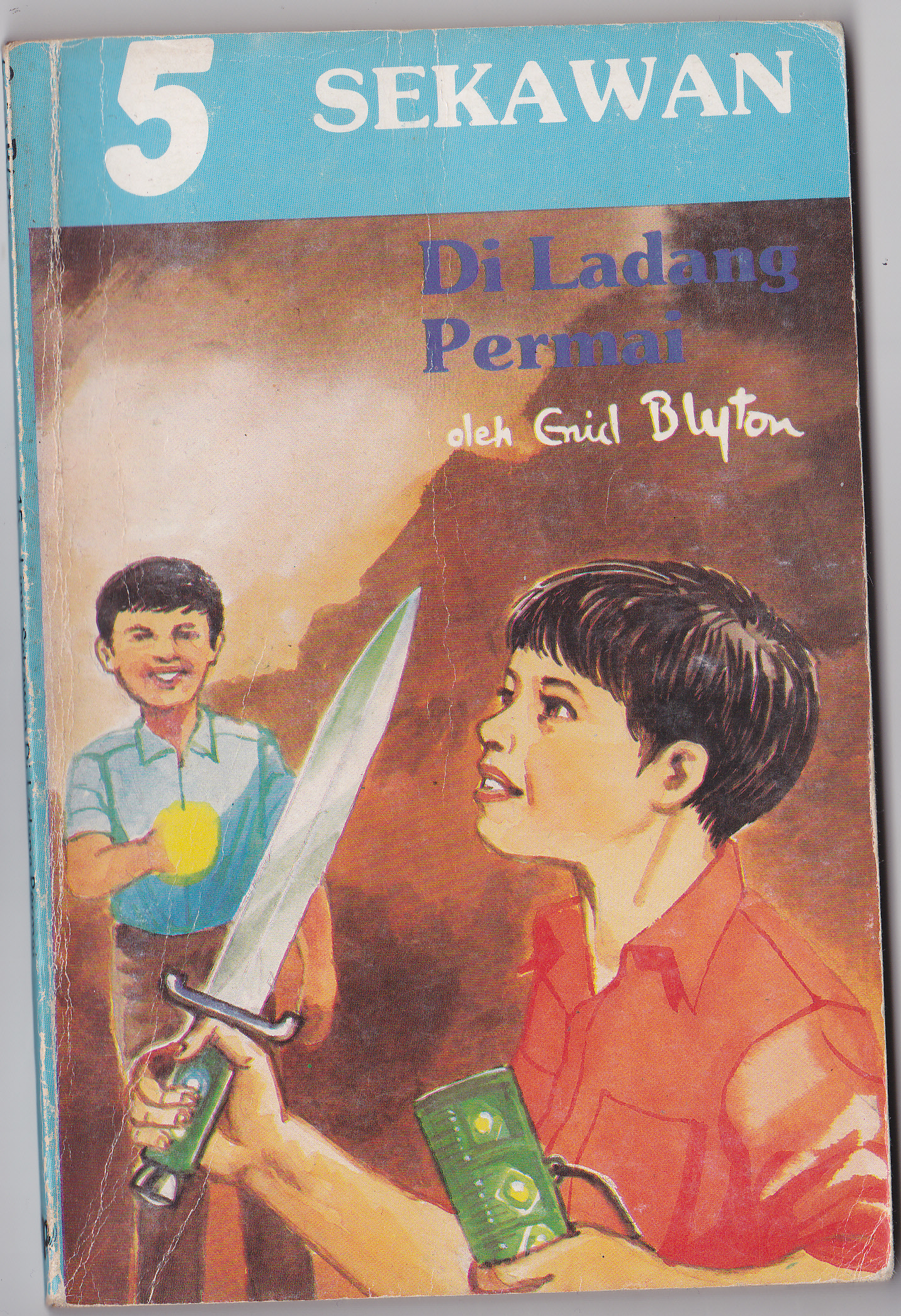 Malay bookcover: "5 Sekawan: Di Ladang Permai"