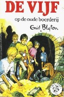 Dutch bookcover: "De Vijf op de oude boerderij"