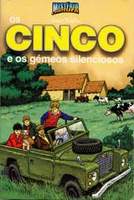 Portuguese bookcover: "Os Cinco na Quinta Finniston / Os Cinco e os Gémeos Silenciosos"