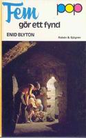 Swedish bookcover: "Fem gör ett fynd"