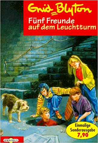 German bookcover: "Fünf Freunde auf dem Leuchtturm"