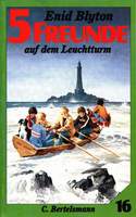 German bookcover: "Fünf Freunde auf dem Leuchtturm"