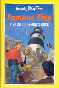 English bookcover: "Five go to Demon´s Rocks"