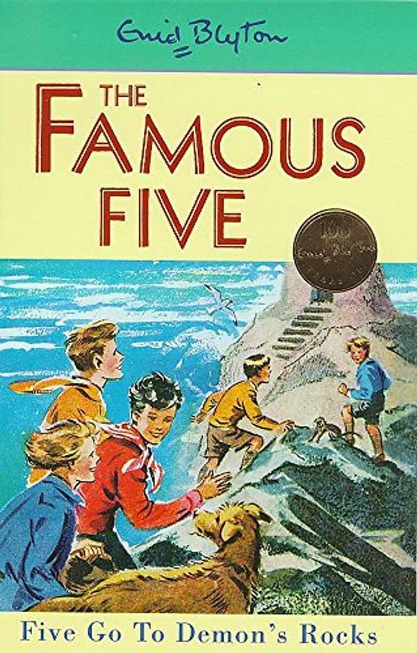 English bookcover: "Five go to Demon´s Rocks"