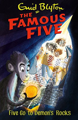 English bookcover: "Five go to Demon´s Rocks"