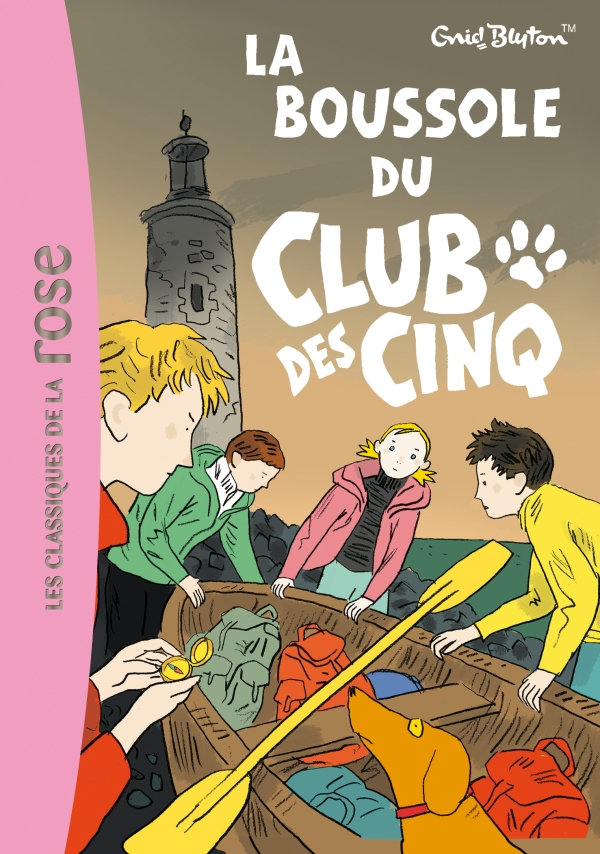 French bookcover: "La boussole du Club des Cinq / Les Cinq et l