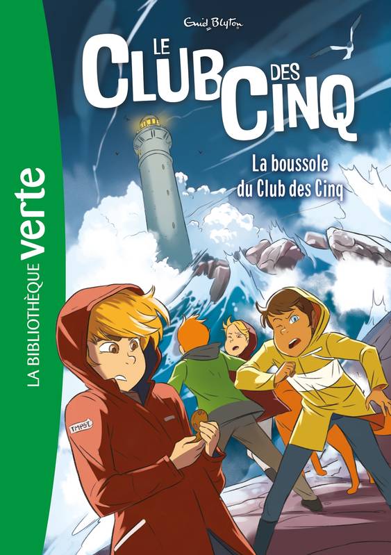 French bookcover: "La boussole du Club des Cinq / Les Cinq et l