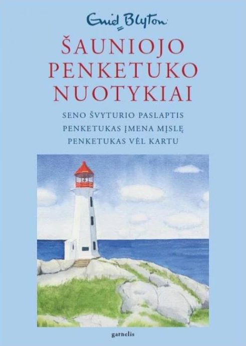 Lithuanian bookcover: "Penketukas įmena mįslę"