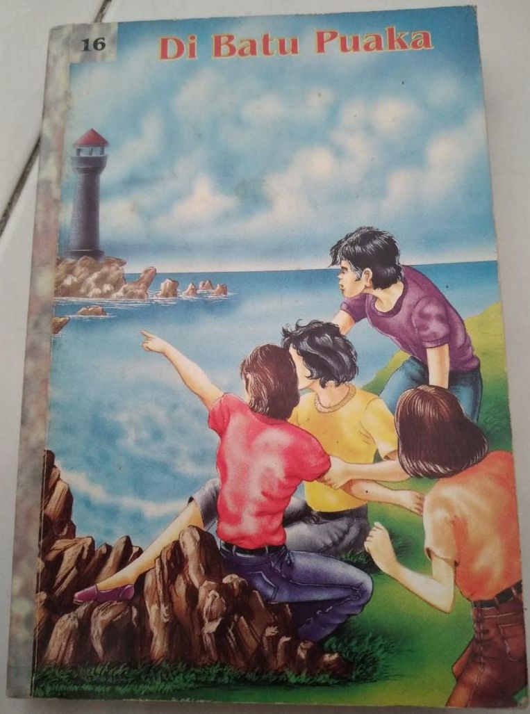 Malay bookcover: "5 Sekawan: Di Batu Puaka"