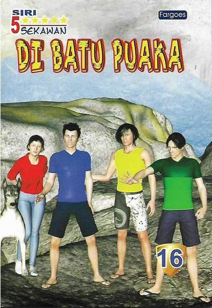 Malay bookcover: "5 Sekawan: Di Batu Puaka"