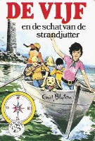 Dutch bookcover: "De Vijf en de schat van de strandjutter"