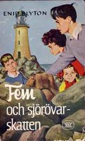Swedish bookcover: "Fem och sjörövarskatten"