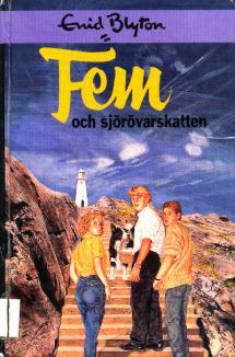 Swedish bookcover: "Fem och sjörövarskatten"