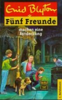 German bookcover: "Fünf Freunde machen eine Entdeckung"