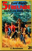 German bookcover: "Fünf Freunde machen eine Entdeckung"