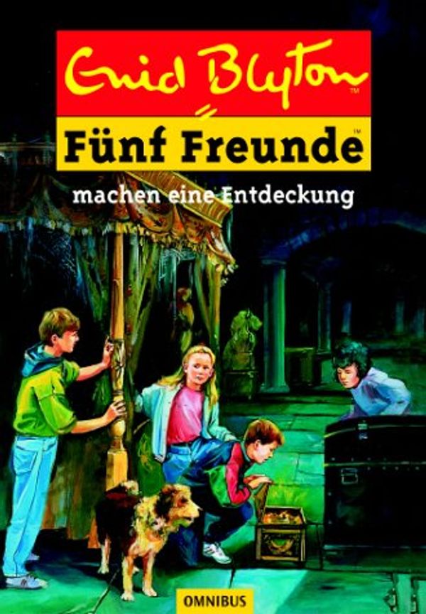 German bookcover: "Fünf Freunde machen eine Entdeckung"