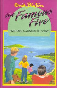 English bookcover: "Five have a mystery to solve"