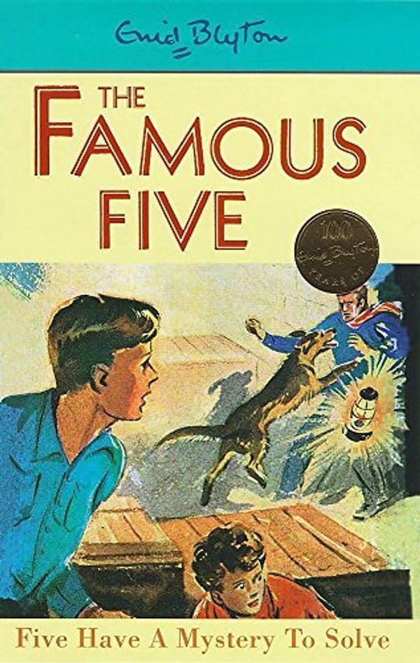 English bookcover: "Five have a mystery to solve"