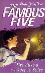 English bookcover: "Five have a mystery to solve"