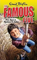 English bookcover: "Five have a mystery to solve"