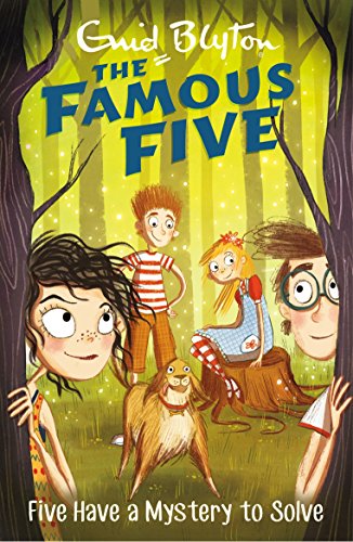 English bookcover: "Five have a mystery to solve"