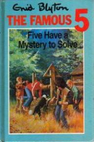 English bookcover: "Five have a mystery to solve"