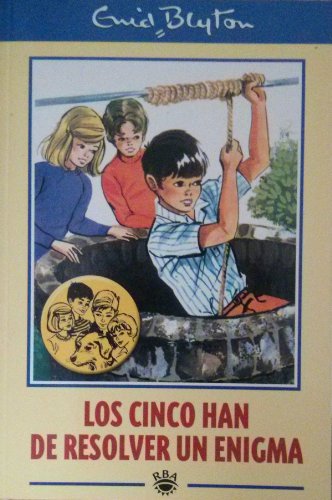 Spanish bookcover: "Los Cinco han de resolver un enigma"