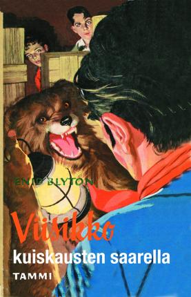Finnish bookcover: "Viisikko kuiskausten saarella"