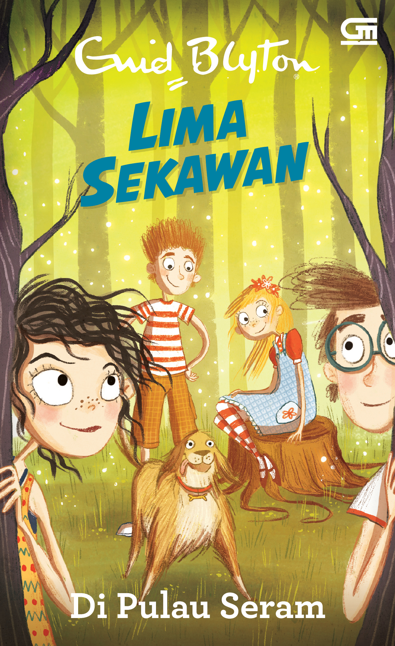 Indonesian bookcover: "Seri Lima Sekawan: Di Pulau Seram"