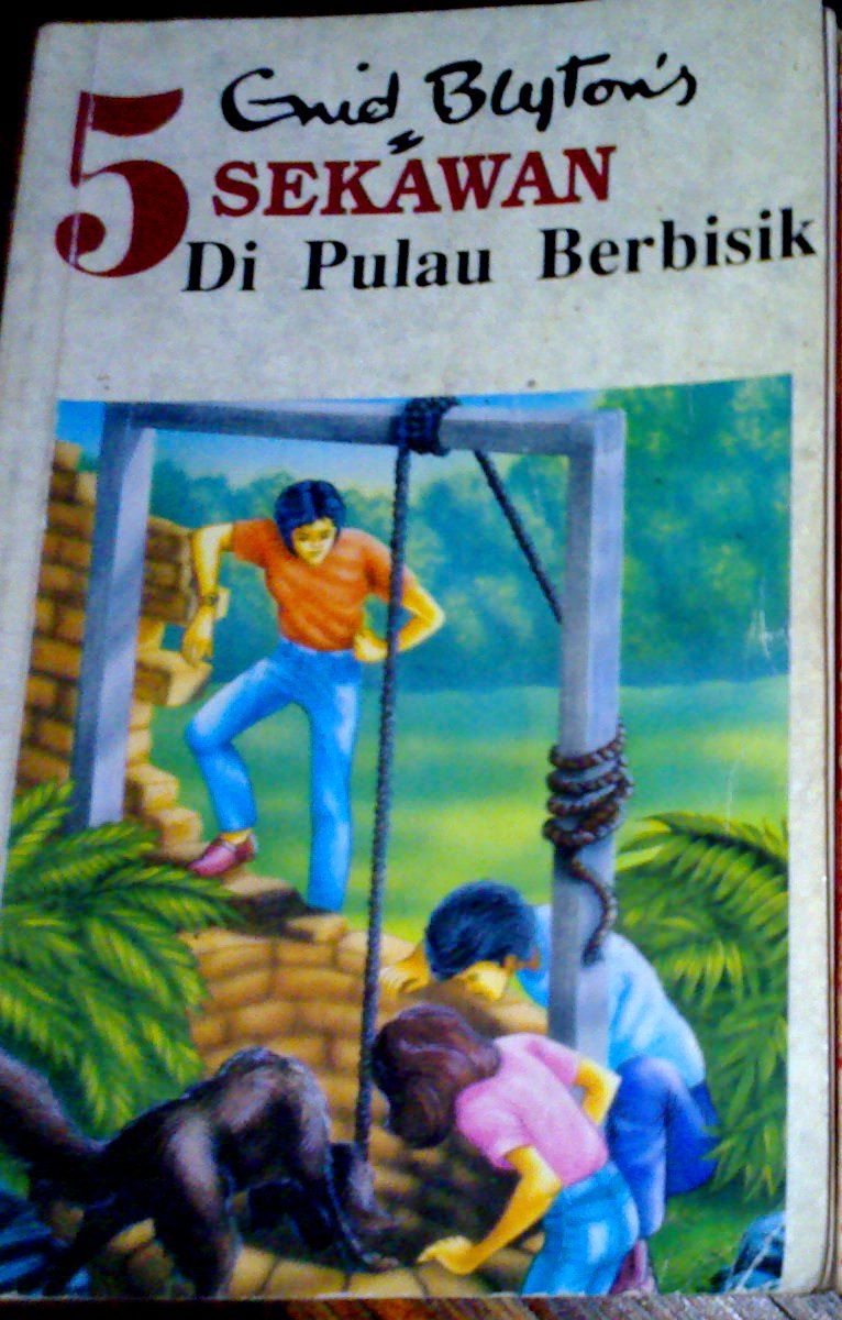Malay bookcover: "5 Sekawan: Di Pulau Berbisik"