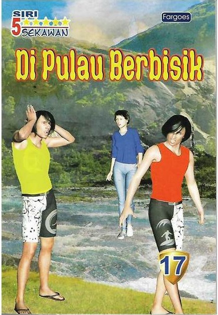 Malay bookcover: "5 Sekawan: Di Pulau Berbisik"