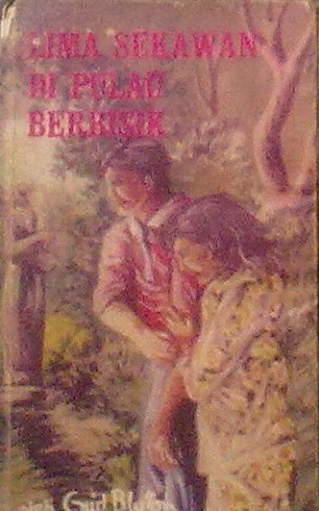 Malay bookcover: "5 Sekawan: Di Pulau Berbisik"