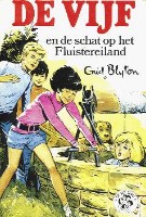 Dutch bookcover: "De Vijf en de schat op het Fluistereiland"