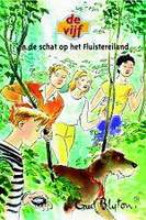 Dutch bookcover: "De Vijf en de schat op het Fluistereiland"