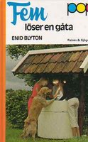 Swedish bookcover: "Fem löser en gåta"
