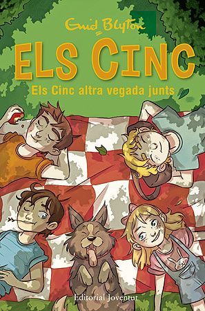 Catalan bookcover: "Els Cinc altre vegada junts"