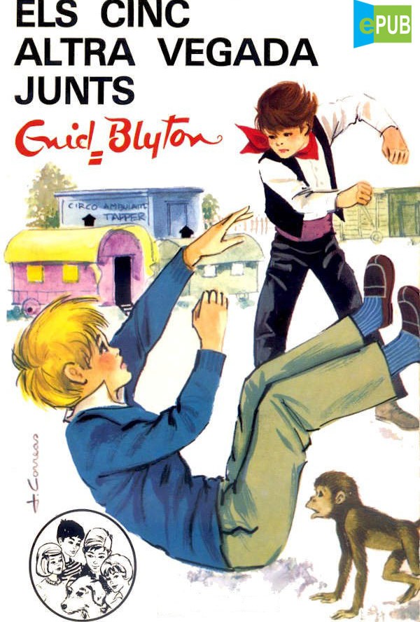 Catalan bookcover: "Els Cinc altre vegada junts"