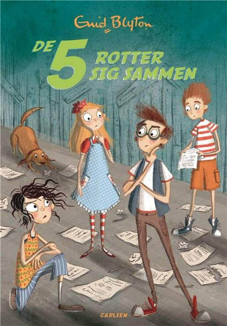 Danish bookcover: "De fem rotter sig sammen / De 5 er sammen igen"