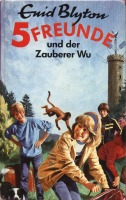 German bookcover: "Fünf Freunde und der Zauberer Wu"