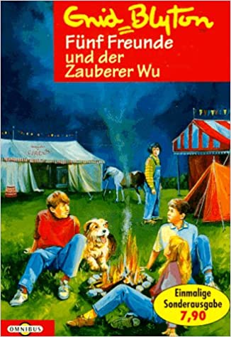 German bookcover: "Fünf Freunde und der Zauberer Wu"