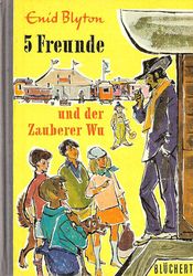 German bookcover: "Fünf Freunde und der Zauberer Wu"