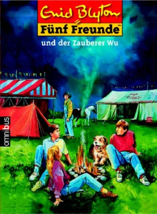 German bookcover: "Fünf Freunde und der Zauberer Wu"