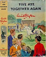 English bookcover: "Five are together again"