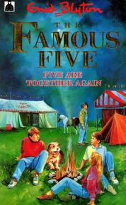 English bookcover: "Five are together again"