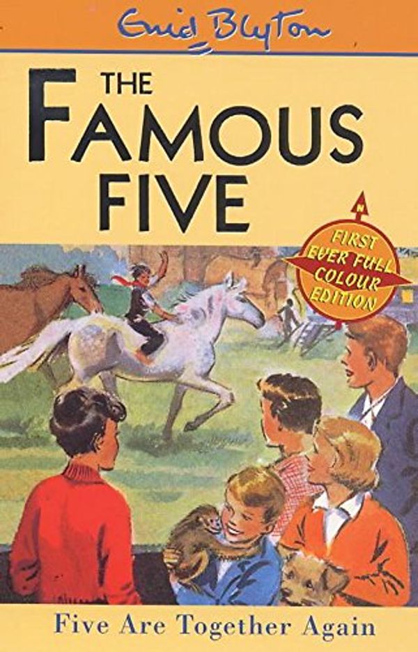 English bookcover: "Five are together again"