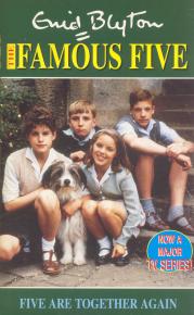 English bookcover: "Five are together again"