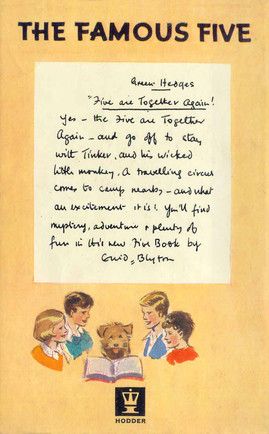 English bookcover: "Five are together again"